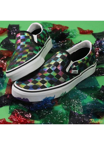 Vans UA Classic Slip On Iridescent Check